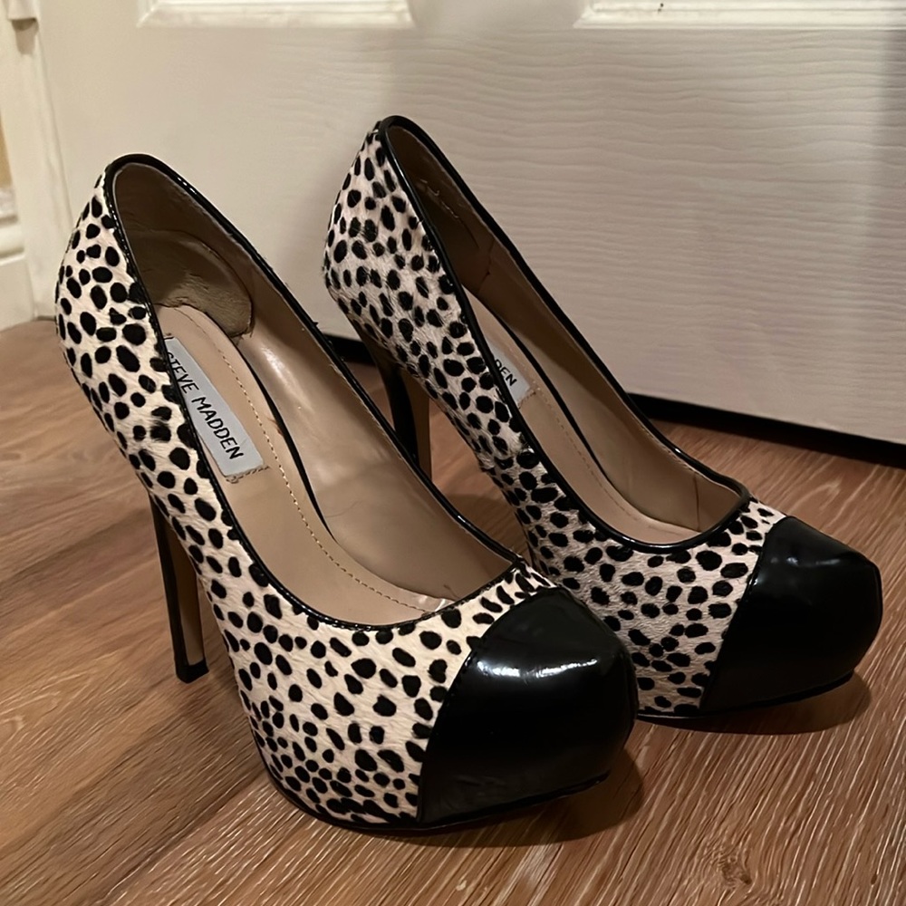 Steve Madden cheetah print heels